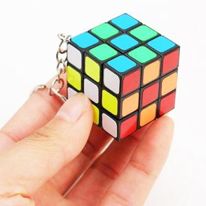 큐브왕 미니3x3x3 매직큐브 키 체인 펜던트 RU17