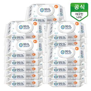 깨끗한나라 클린 손소독티슈 캡형 60매 x 24팩