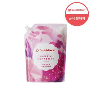 [더블하트] 유아용 섬유유연제 1000ml 파우치 (플로럴아로마)