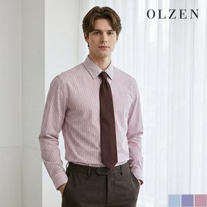 [올젠] 소프트 모션 스트라이프 드레스 셔츠 (ZPC5WD1151_A)