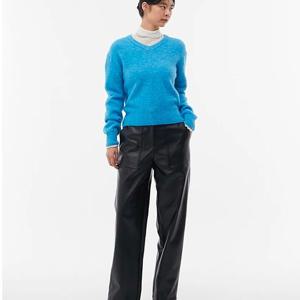 [랩]MARIO뒤밴딩 와이드 레더 팬츠 AP4LPA60