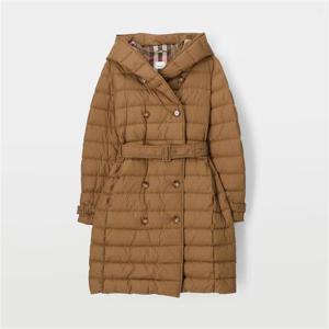 [발매가 2,065,000원] 버버리 위틀리 후드 다운 여성 롱 패딩 80911101 브라운