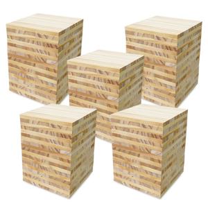 (가베가족)KS1301 큰솔 원목카프라500pcs/도미노