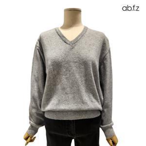 [에이비에프지]V넥 솔리드 긴팔 캐시미어 니트 APZ5QW32G