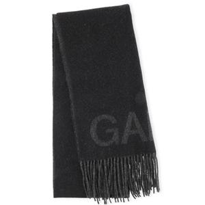 가니 로고 울 목도리 블랙 A4490 099