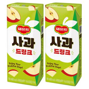 델몬트 사과 드링크 190ml 24팩 팩음료