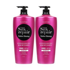 엘라스틴 실크리페어 퍼펙트 샤이닝 샴푸1200ml X 2개