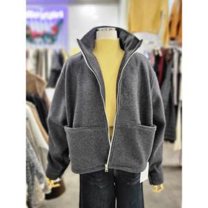 밸리걸 세이브존01 하이넥 기모 집업 루즈핏 캐주얼 자켓 824170