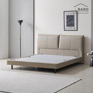 라로퍼니처 브리튼 1800 가죽 호텔식 라지킹 침대 LK 프레임