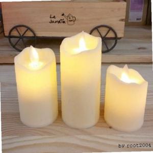 LED촛불 전자양초 장식조명3P세트 LED초 사랑고백