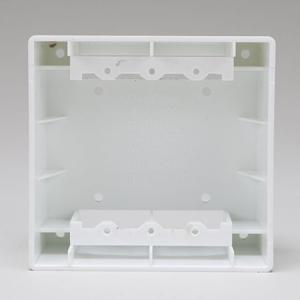 PVC노출 콘센트박스 2개용 54X120X120 PVC 콘센트박스 콘센트스위치 스위치박스 스위치커버 콘센트커버 스위치콘센트 커넥터 전기선정리