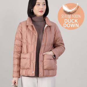 애비뉴투지 엄마옷 범블 오리털 카라 여성 숏 패딩 자켓 J10236