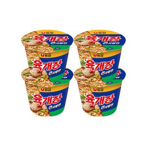 농심 육개장 큰사발면 110g x4개 / 컵라면 큰컵