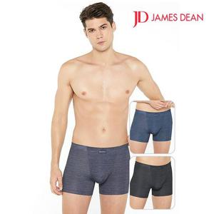 제임스딘 남성 사각팬티 NP인팅 스판 드로즈 속옷 3매