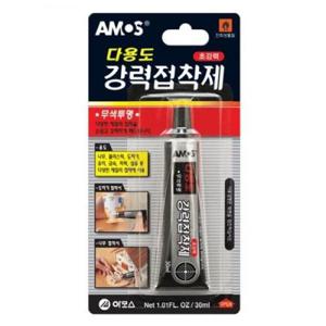 아모스 다용도 강력접착제 무색투명 30ml 10개입 M