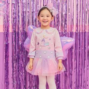 [프렌치캣(백)]VL 별나염 원피스 Q46DBO010