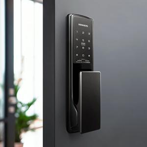 [직접설치] 위너스 W-MP5000S 푸시풀 무타공 도어락 카드키 자동잠금 스마트 현관 디지털키 교체 설치