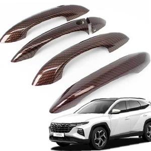 투싼NX4 도어캐치커버 카본 도어몰딩