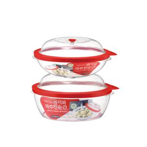 렌지와 마주친 순간 전자레인지 밀폐 대용기 2종세트