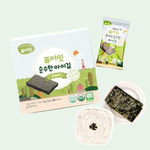 퓨어잇 오가닉 순수한 아이김 김100% 유기농 아기반찬