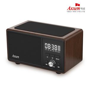 AXXEN 액센 블루투스 스피커 디지털 시계 무선 충전기 BS50