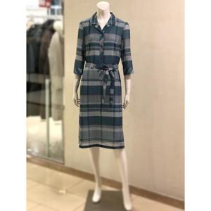 벨리시앙 세이브존01 체크 배색  셔츠 원피스(2color) OP3203