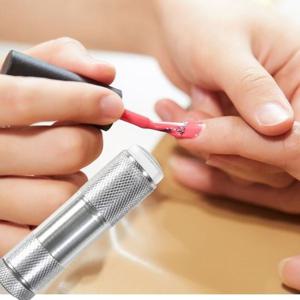 LED 손전등 휴대용 UV 핀큐어 젤 네일 램프 라이트