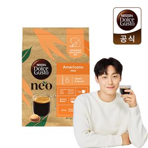 네스카페 돌체구스토 네오 캡슐커피 아메리카노 마일드 12캡슐