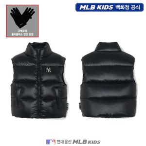 [MLB키즈US] (7ADVB0156-50BKS) [플리스장갑증정] 스트릿 글로시 오버핏 덕다운 베스트 아동베스트