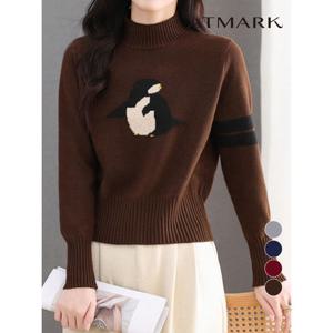 [앳마크]ATMARK 아이싱애니멀하프넥니트_AA59KN040G