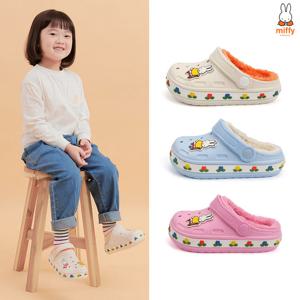 미피 방한 라인 샌들(3컬러 택1)/아기 겨울신발 유아 털신발 키즈 방한화 아동 털슬리퍼 남아 여아 주니어