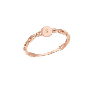 [GB] 메모리 체인 10K GOLD 미스링 반지 LRT20059T