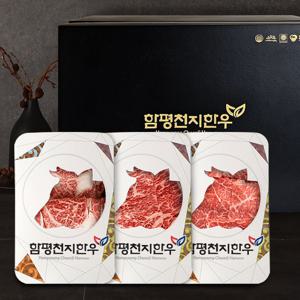 함평천지한우 1+ 혼합선물세트 9호 등심/안심/채끝/불고기 1.2kg