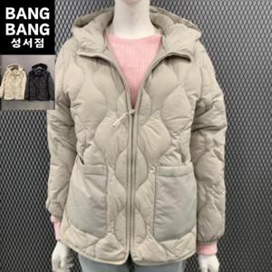 뱅뱅 HC04 여성 가볍고따뜻한 후드누빔패딩점퍼 NUK805