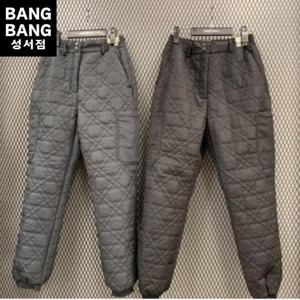 뱅뱅 HC04 겨울 여성 방한 조거 카고 솜 패딩 바지 NPK803
