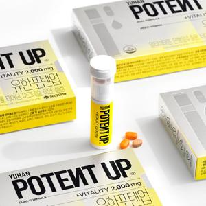 유한양행 포텐업 마시는 올인원 멀티비타민 앰플 7개입 기억력 개선 긴장완화