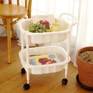 아트박스/보노하우스 데이지 이동식 트롤리 2단 리빙카트 기저귀