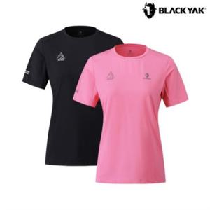 여성 트레일러닝 라운드 반팔티 러닝 마라톤 기능성티 1BYRTFU502 GD