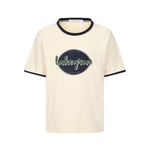 [레코브](레코브) 배색 프린트 반팔 티셔츠(LG41C9ST042X)