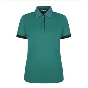 [핑]여성 소매 배색 카라 반팔 티셔츠 121E2TO052_GN_IC