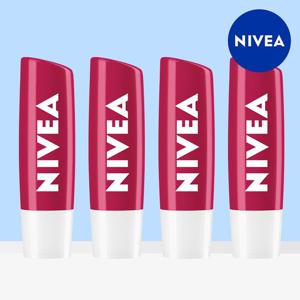 니베아 립케어 체리 샤인 4.8g 4개