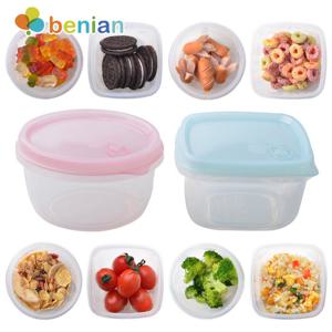 [베니앙] 실리콘 이유식용기 2P세트(원형+사각)