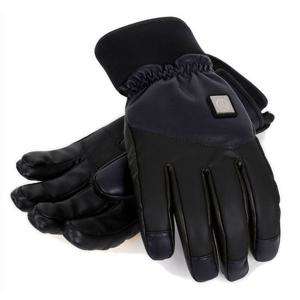 와이키 SG5040 완전방수 가죽 스키장갑 보드장갑 BK