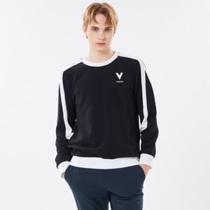 [볼빅어패럴] 남성 골프 LAB 라인배색 라운드 티셔츠 VMTSM973_BK