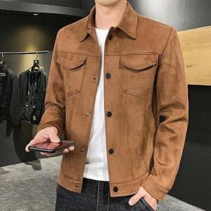 [더블디] 남성 빅사이즈 벨벳 포켓 트러커 자켓 IS-DN40