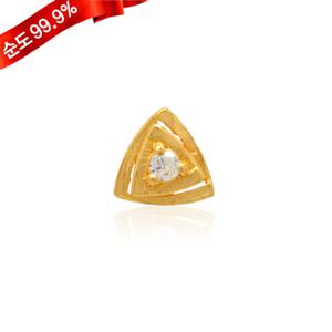 순금 한쪽 미니귀걸이 24k [델리 225]