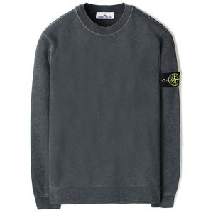 24SS 스톤 와펜 라운드 맨투맨 차콜 801563051 V0M67