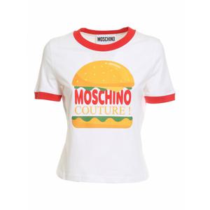 [MOSCHINO] 라프리마 여성 티셔츠 Burger 070305411001 화이트 /8