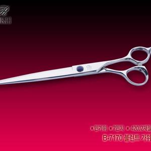 (리케이) B-7170 민가위 (7인치) 강아지가위 애완가위 애완민가위 펫민가위 동물가위