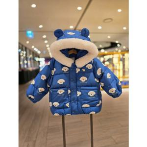 [블루독베이비] 25 FW(블루)리틀버디 덕다운점퍼(45C1411405)백일 돌 유아 아가옷 조카 선물 겨울 (45C1411